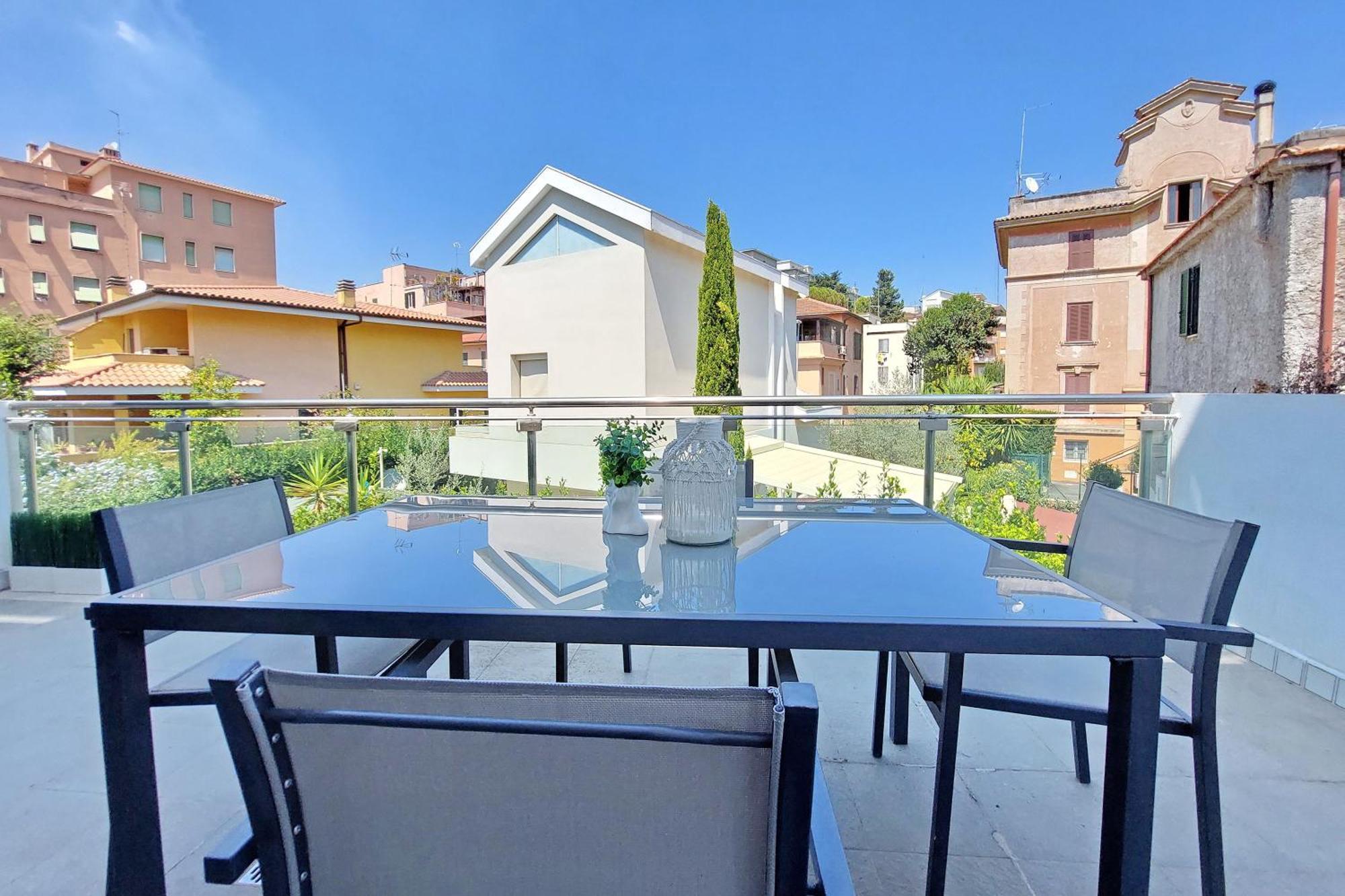 Terrace 2 Apartamento Roma